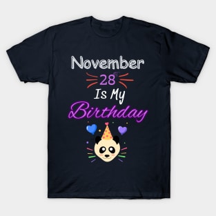 november 28 st is my birthday T-Shirt